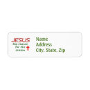 Search for jesus is the reason return address labels Religious