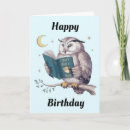 Search for funny owl cards Illustration
