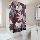 Search for burgundy floral shower curtains Modern