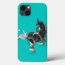 Recherche de licorne noire iphone coques Conte de fées