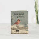 Search for fencing christmas cards Cardinal
