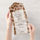 Recherche de giraffe wedding invitations Brun