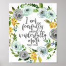 Search for fearfully and wonderfully made posters Floral