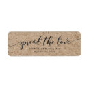 Search for rustic country wedding return address labels Calligraphy