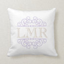 Search for vintage lavender pillows Monogrammed