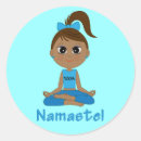 Search for girl exercising stickers Yoga
