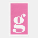 Recherche de hot pink party supplies Monogrammé