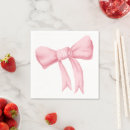 Recherche de pink bow napkins Preppy