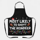 Search for shooting aprons Santa