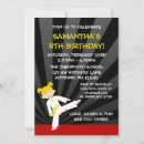 Search for taekwondo invitations Girl