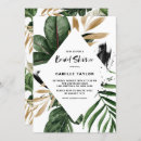 Search for faux gold bridal shower invitations Watercolor