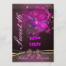 Search for disco sweet 16 invitations Purple