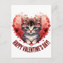 Search for kitten valentine postcards Cat