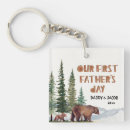 Search for fathers day keychains First father's day