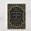 Search for fans wedding invitations Roaring twenties