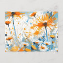 Recherche de fleurs oranges cartes postales Coloré