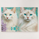 Recherche de chaton siamois puzzles Fleurs