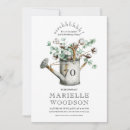 Search for rustic surprise party invitations Botanical