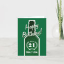 Search for beer 21st birthday cards Age