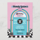 Recherche de milkshake invitations Cinquantaine