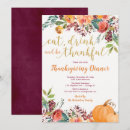 Search for eat drink be thankful invitations Pumpkin