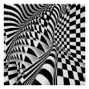 Search for op art posters Black