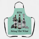 Search for wine bottle aprons Red