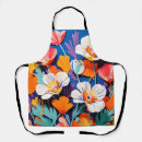 Search for floral cas aprons Botanical