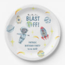 Recherche de fusée assiettes en papier Anniversaire de la galaxie