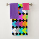 Recherche de neon bath towels Géométrique