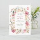 Search for flower arrangement invitations Watercolor