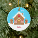 Search for gingerbread girl ornaments Boy