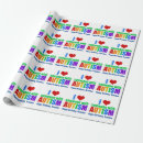 Search for autism gift wrap Rainbow