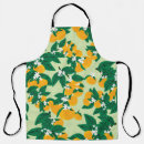 Search for orange green aprons Illustration