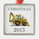 Search for excavator ornaments Backhoe