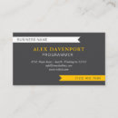 Recherche de jaune et gris cartes visite Pour lui