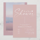 Recherche de mauve baby shower invitations Moderne