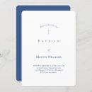 Search for classic christening invitations Boy