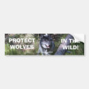 Search for wildlife conservation bumper stickers Wolf