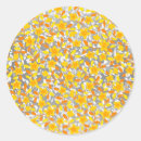 Search for yellow white pattern stickers Flowers