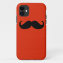 Recherche de moustache drôle iphone coques Noir