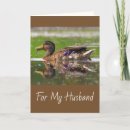 Recherche de chasseur de canard vœux cartes Pour lui