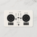 Search for music business cards Deejay