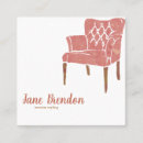 Search for chair business cards Upholstery