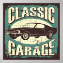 Search for vintage garage posters Retro