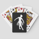 Search for ballerina playing cards Black and white
