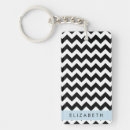 Search for black and white chevron keychains Geometric pattern