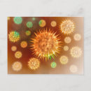 Search for cells postcards Illustration