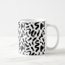 Search for black ink mugs Black and white