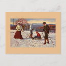 Recherche de traineau cartes postales Vintage